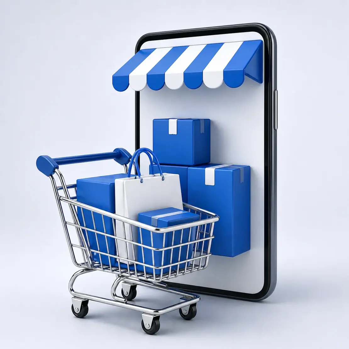 Carrello della spesa digitale per e-commerce