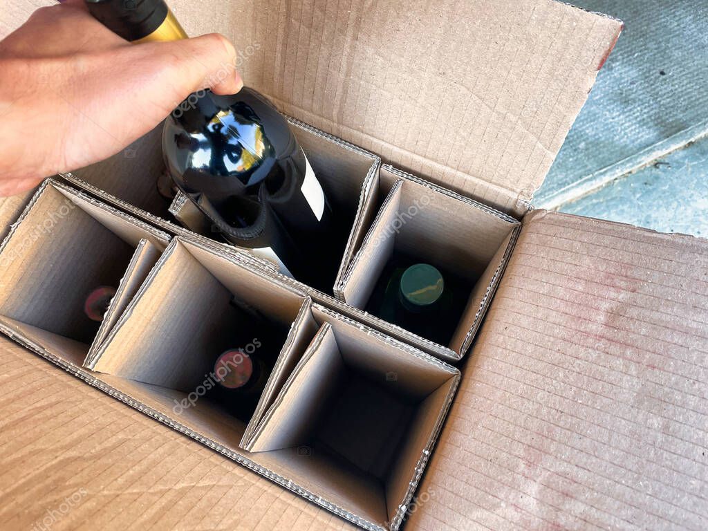 E-commerce di vini con selezione etichette